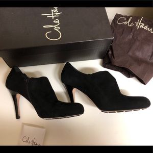 Cole Haan Air Talia Bootie Black Suede 6.5B